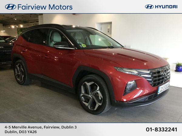 Hyundai Tucson SUV, Petrol Plug-in Hybrid, 2022, Red