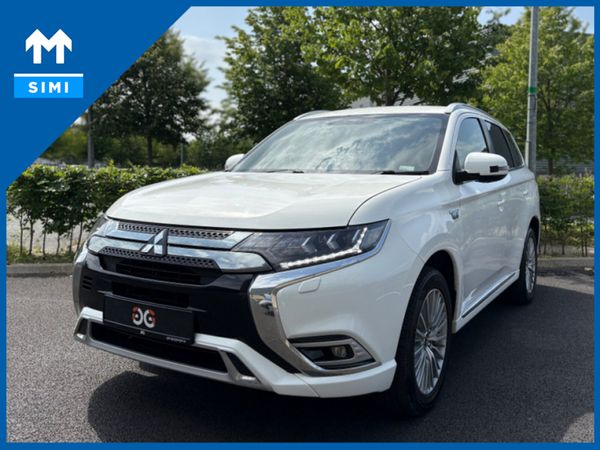 Mitsubishi Outlander Estate, Petrol Plug-in Hybrid, 2018, White