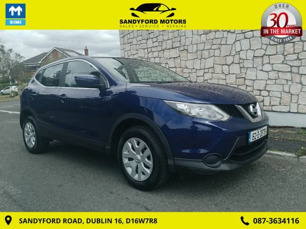 Nissan Qashqai Hatchback, Petrol, 2015, Blue