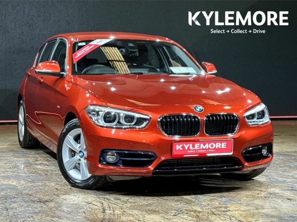 BMW 1-Series Hatchback, Petrol, 2017, Orange