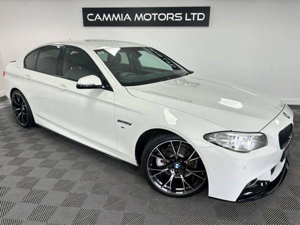 BMW 5-Series Saloon, Diesel, 2015, White