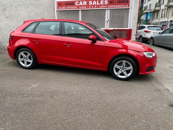 Audi A3 Hatchback, Diesel, 2017, Red