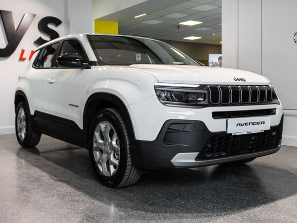 Jeep Avenger SUV, Petrol Hybrid, 2025, White