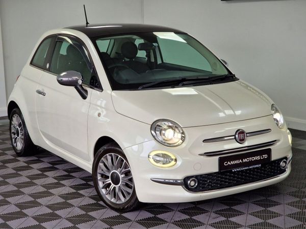 Fiat 500 Hatchback, Petrol, 2017, White