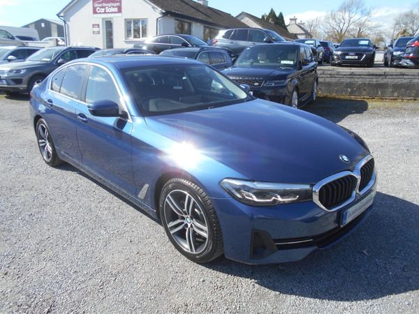 BMW 5-Series Saloon, Diesel, 2021, Blue