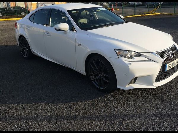 Lexus IS Saloon, Petrol Hybrid, 2013, White