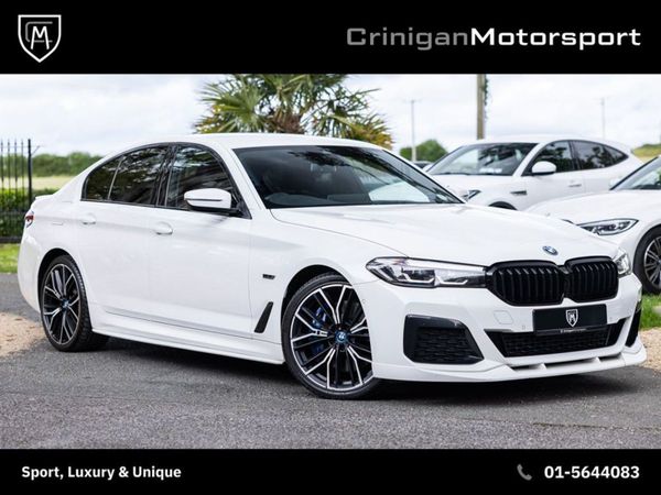 BMW 5-Series Saloon, Hybrid, 2022, White