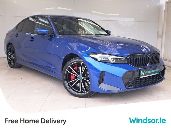 BMW 3-Series Saloon, Petrol Plug-in Hybrid, 2024, Blue