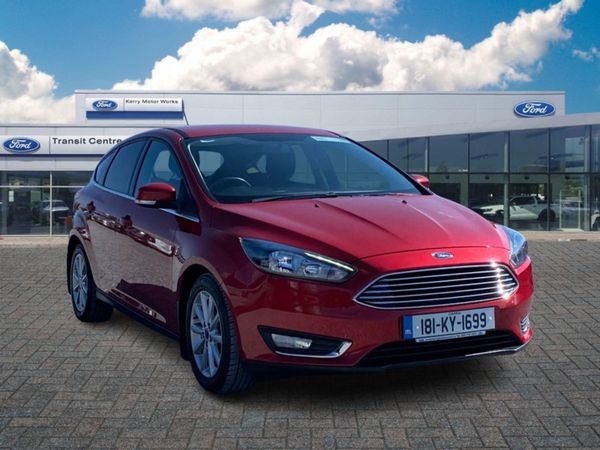Ford Focus Hatchback, Diesel, 2018, Red