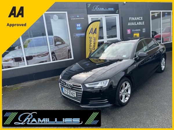 Audi A4 Saloon, Diesel, 2017, Black