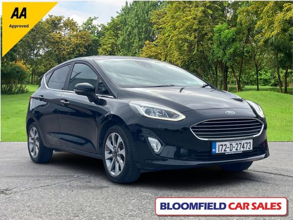 Ford Fiesta Hatchback, Petrol, 2017, Black