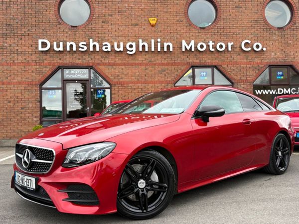 Mercedes-Benz E-Class Coupe, Diesel, 2019, Red