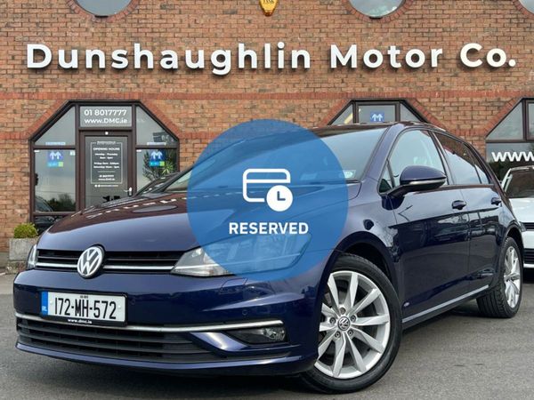 Volkswagen Golf Hatchback, Diesel, 2017, Blue