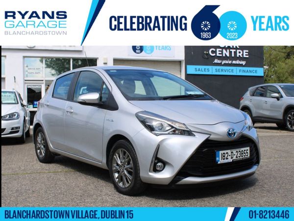 Toyota Yaris Hatchback, Hybrid, 2018, Silver