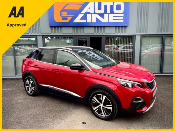 Peugeot 3008 Hatchback, Diesel, 2018, Red