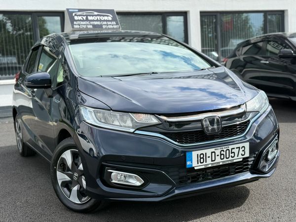 Honda Jazz Hatchback, Petrol Hybrid, 2018, Blue