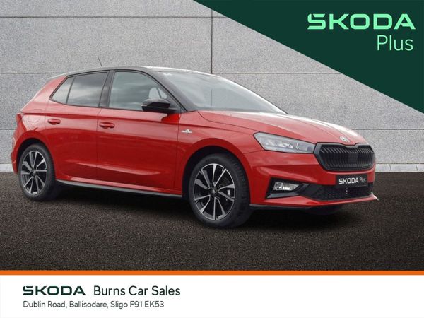 Skoda Fabia Hatchback, Petrol, 2025, Red