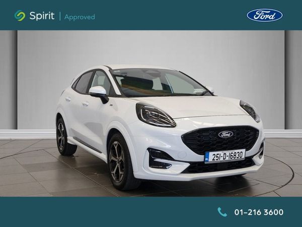Ford Puma MPV, Petrol Hybrid, 2025, White