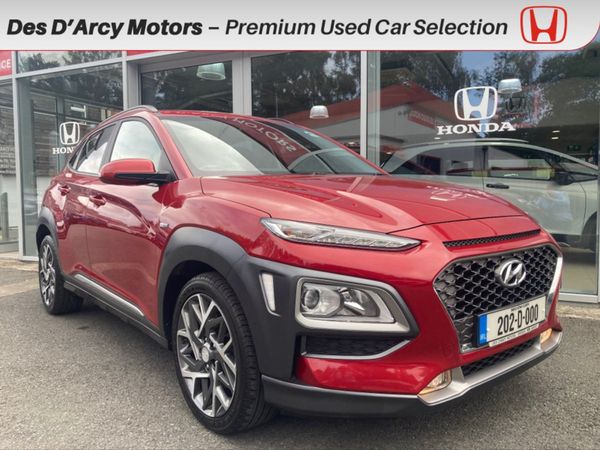Hyundai KONA Estate, Petrol Hybrid, 2020, Red