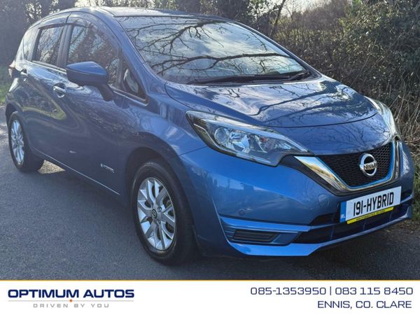 Nissan Note Hatchback, Petrol Hybrid, 2019, Blue