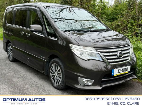 Nissan Serena MPV, Petrol Hybrid, 2014, Brown