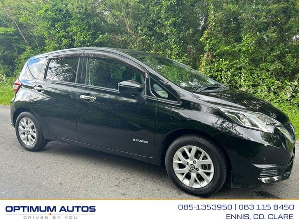 Nissan Note Hatchback, Petrol Hybrid, 2018, Black