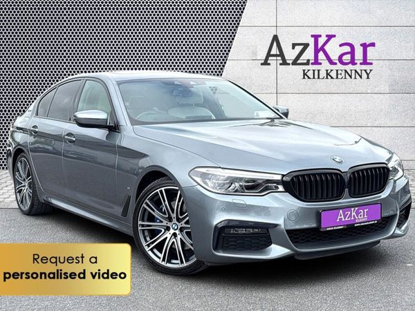 BMW 5-Series Saloon, Petrol Plug-in Hybrid, 2019, Grey