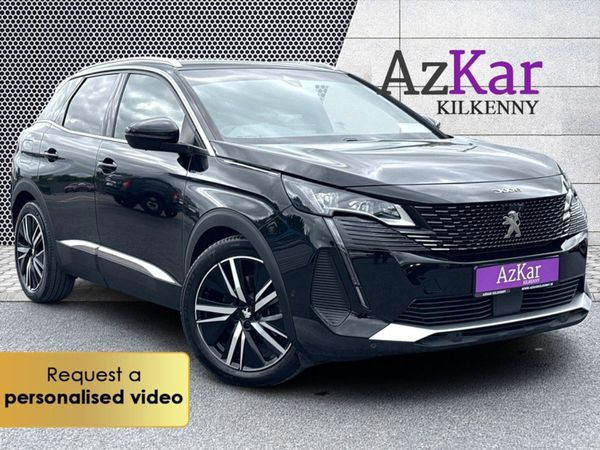 Peugeot 3008 SUV, Petrol Plug-in Hybrid, 2021, Black