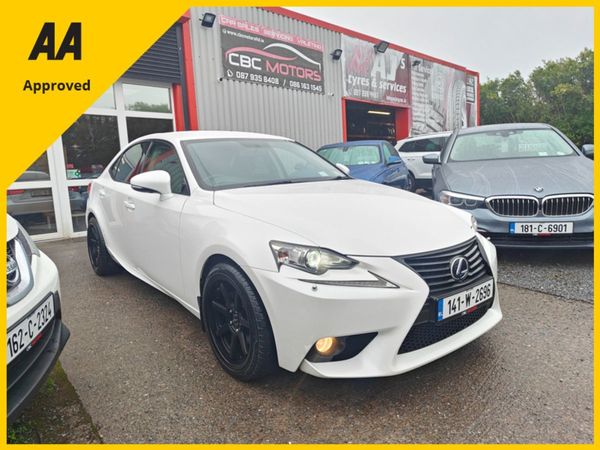 Lexus IS Saloon, Petrol Hybrid, 2014, White