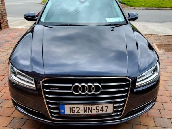 Audi A8 Saloon, Diesel, 2016, Blue