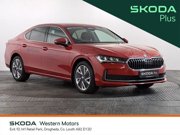 Skoda Superb Saloon, Diesel, 2025, Red