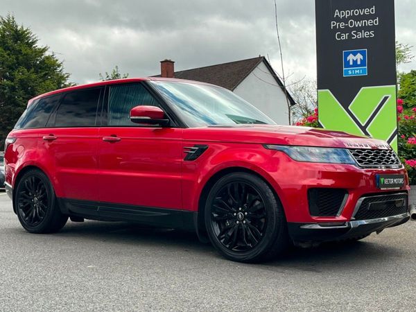 Land Rover Range Rover Sport SUV, Petrol Plug-in Hybrid, 2022, Red