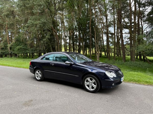 Mercedes-Benz CLK Coupe, Petrol, 2004, Blue