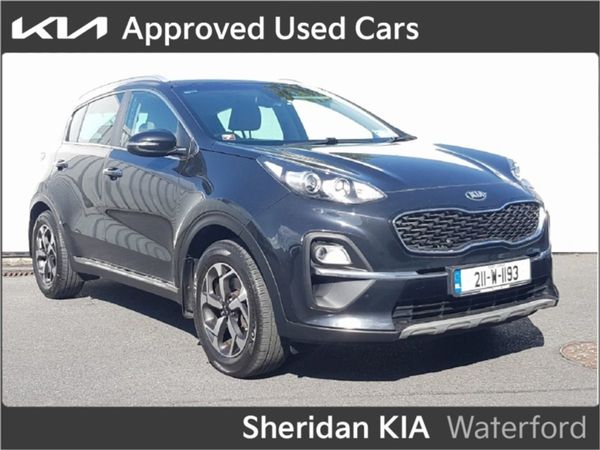Kia Sportage SUV, Diesel Hybrid, 2021, Black