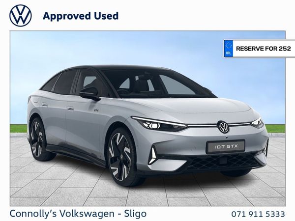 Volkswagen ID.7 Saloon, Electric, 2025, Silver