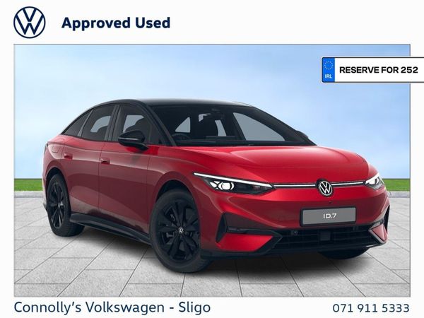 Volkswagen ID.7 Saloon, Electric, 2025, Red