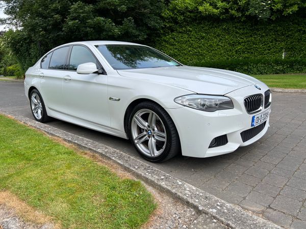 BMW 5-Series Saloon, Diesel, 2013, White