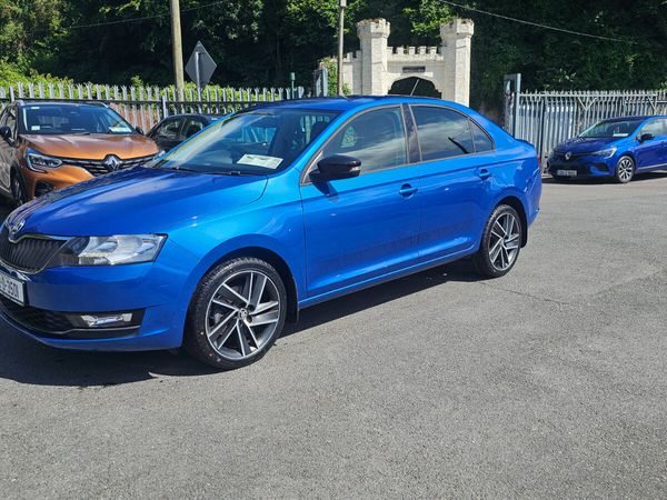 Skoda Rapid Saloon, Petrol, 2018, Blue