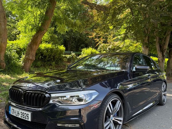 BMW 5-Series Saloon, Petrol, 2017, Black
