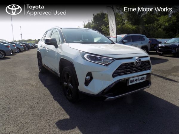 Toyota RAV4 SUV, Petrol Hybrid, 2019, White