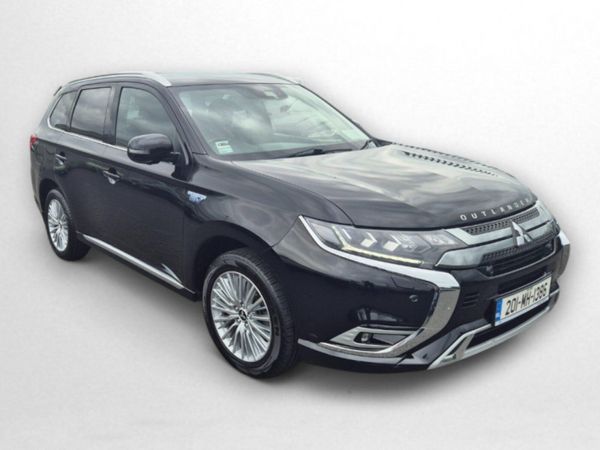Mitsubishi Outlander Estate, Petrol Plug-in Hybrid, 2020, Black
