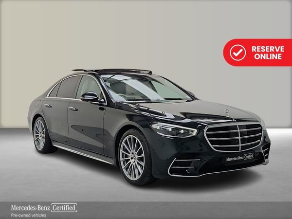 Mercedes-Benz S-Class Saloon, Petrol Plug-in Hybrid, 2023, Green