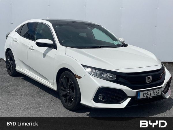 Honda Civic Hatchback, Petrol, 2017, White