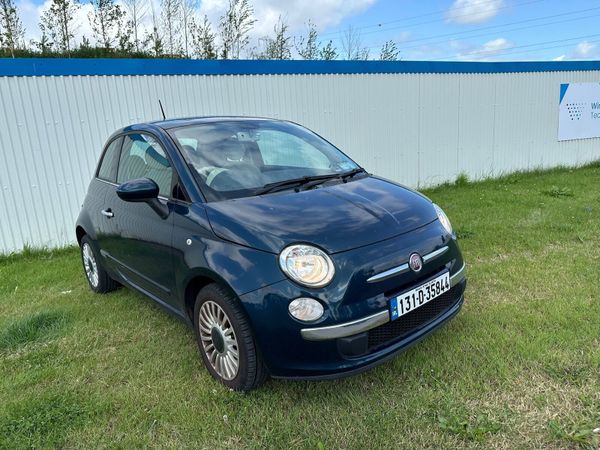 Fiat 500 Hatchback, Petrol, 2013, Blue
