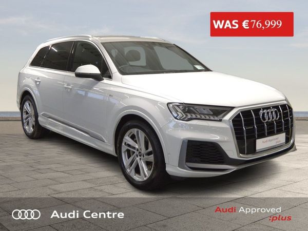 Audi Q7 SUV, Petrol Plug-in Hybrid, 2023, White