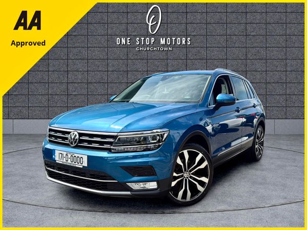 Volkswagen Tiguan SUV, Petrol, 2017, Blue