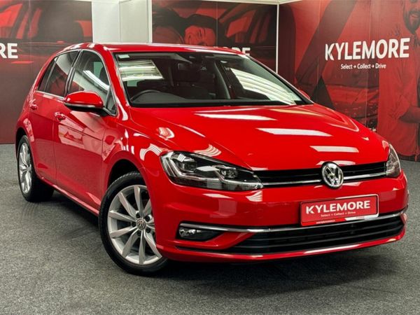Volkswagen Golf Hatchback, Petrol, 2019, Red