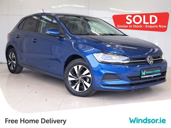 Volkswagen Polo Hatchback, Petrol, 2021, Blue