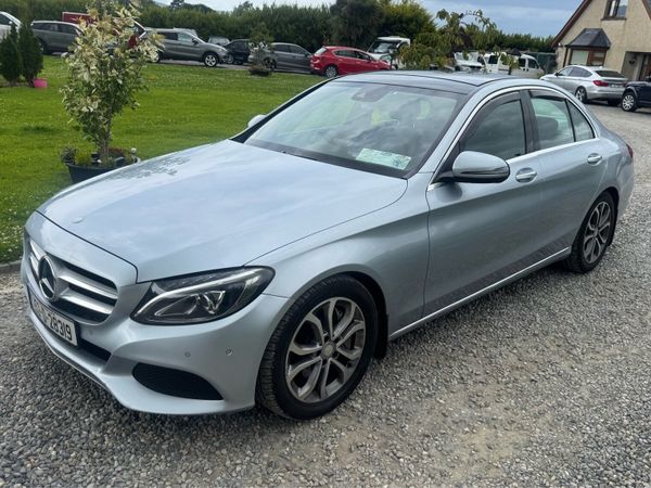 Mercedes-Benz C-Class Saloon, Petrol Plug-in Hybrid, 2015, Silver