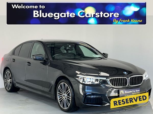 BMW 5-Series Saloon, Petrol Hybrid, 2019, Grey